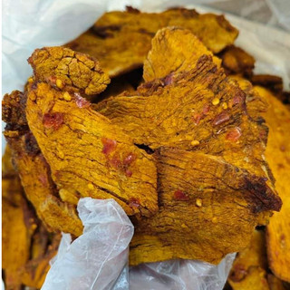 500gr Khô bò giòn miếng vừa vừa vị cari đặc biệt