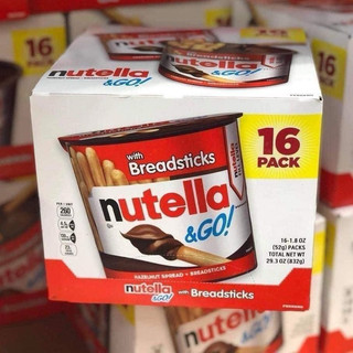 Bánh que chấm socola nutella thùng 16 hộp hsd 3/2025