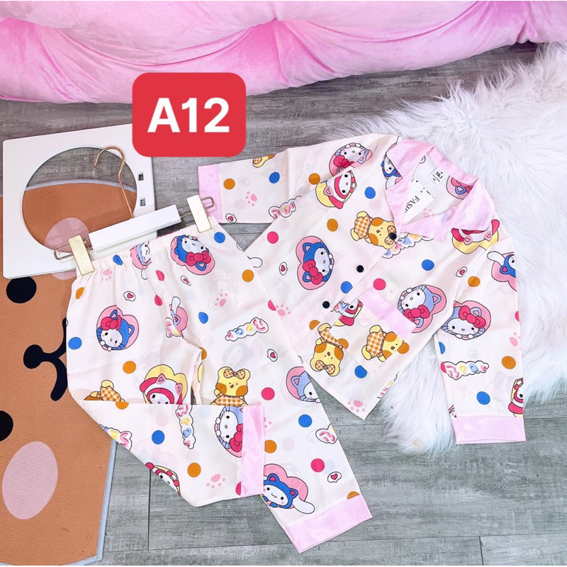 Pizama lụa mango sz 9-21kg