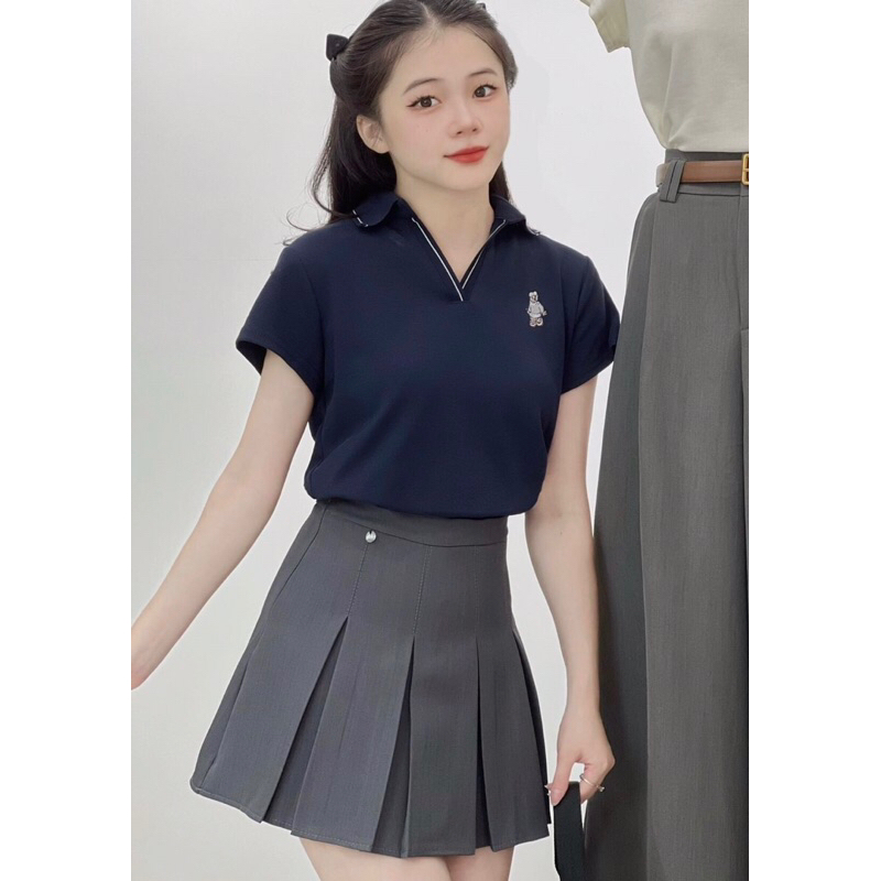 áo polo nỉ da cá