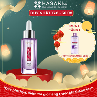 [DUY NHẤT 13-30.08 - MUA 1 TẶNG 1 - QUÀ GIỚI HẠN] Tinh Chất Hyaluronic Acid Cấp Ẩm Sáng Da L'Oreal 30ml Hasaki