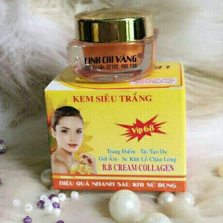 Kem Siêu trắng Linh Chi Vàng 15g
