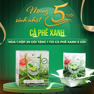 Com bô 2 cà phê xanh thiên nhiên việt