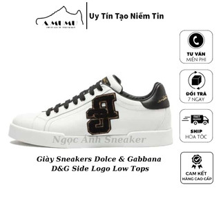 Giày sneaker nam dolce & gabbana d&g cs1558 lowtop màu trắng
