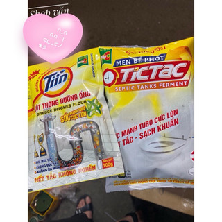 ,./Men bể phốt , thông đường ống tictac