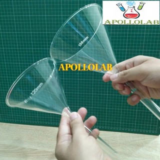 [KHỔNG LỒ] Phễu thủy tinh phi 15 cm rót hóa chất chất lỏng