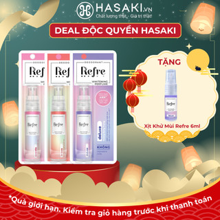 [MUA 1 TẶNG 1 - QUÀ GIỚI HẠN] Xịt Khử Mùi Refre Whitening Perfume 30ml Hasaki Sản Phẩm Chính Hãng