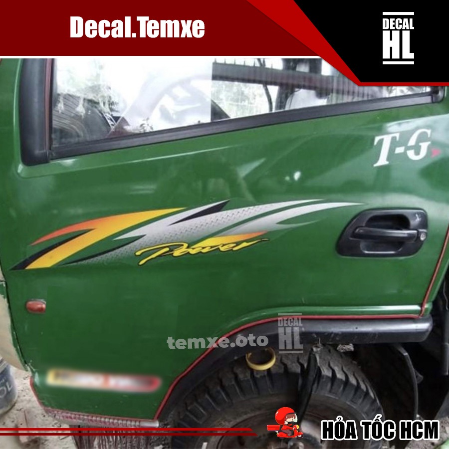 Bộ tem dán xe Trường Giang 2022. Tem dán xe tải trường giang