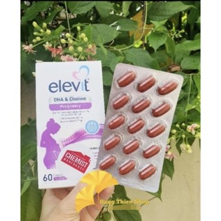Viên uống Dha cho bà bầu Elevit DHA + Choline Pregnancy 60 viên Úc