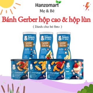 Bánh Ăn Dặm Gerber Puffs ăn dặm cho bé cao hình sao