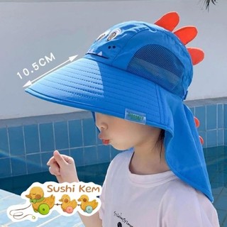 Mũ rộng vành trẻ em có dây