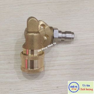 Khớp xoay điều chỉnh 5 góc nối nhanh béc súng xịt rửa của máy rửa xe - Ren nối nhanh 1/4 inch