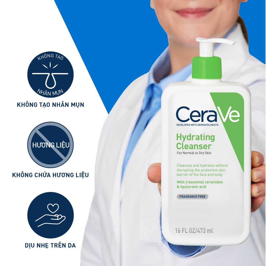 Sữa Rửa Mặt CeraVe 473ml