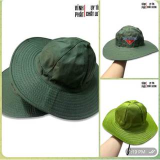 Nón Tai Bèo Đoàn Thanh Niên Việt Nam Trơn Vải Kaki Bền Đẹp - Mũ Tai Bèo Đoàn Viên Tình Nguyện Giá Rẻ