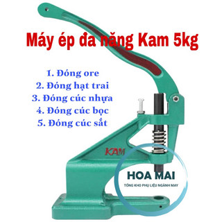 Máy ép các loại khuôn nút, cúc bấm nhựa 4 thành phần, khuôn đính hạt trai, Khoen Ore, nút quần jean-chuẩn hãng KAM