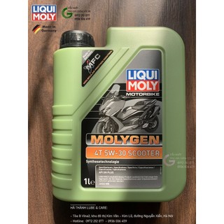 Dầu nhớt Liqui Moly Molygen 5W-30 giá rẻ chính hãng cho xe tay ga & ô tô
