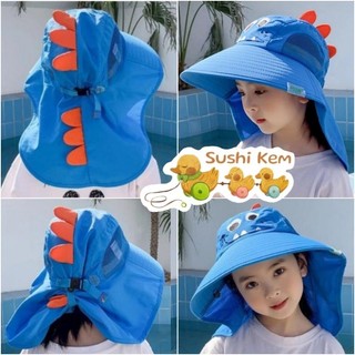Mũ rộng vành trẻ em có dây