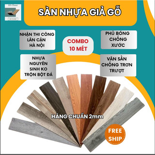 70 tấm (10 mét ) sàn nhựa giả gỗ dán được 10 mét vuông Tấm Lót Sàn Miếng Dán Sàn Nhựa Giả Vân Gỗ Sẵn Keo Bóc Dán