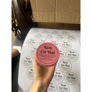 Tem dán nắp kem body