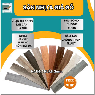 Sàn nhựa vẫn gỗ dán xương cá tấm lót sàn miếng dán sàn nhựa giả vân gỗ sẵn keo bóc dán