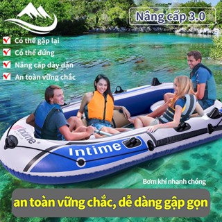 Thuyền hơi thuyền phao xuồng bơm câu cá 3-4 người lớn dày rộng cao cấp chắc chắn,kayak thuyền