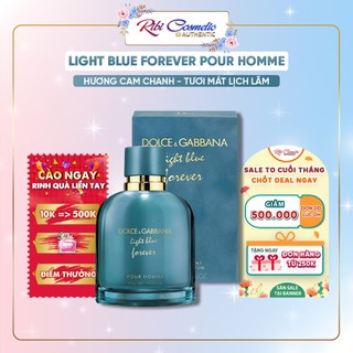 Nước Hoa Nam D&g Light Blue Forever Pour Homme Edp Ribicosmetics