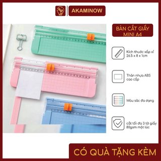 Bàn Cắt Giấy Mini Khổ A4 TIỆN LỢI Cắt Được Giấy 300gsm