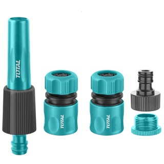 Bộ 5 khớp nối vòi xịt rửa xe, tưới cây TOTAL THHCS05122