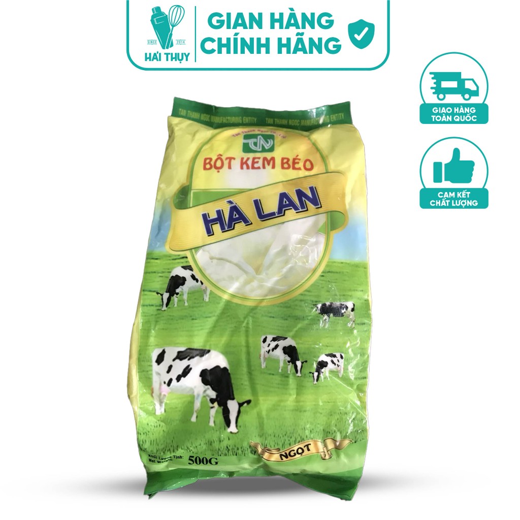 Bột Kem Béo Hà Lan bịch 500gr