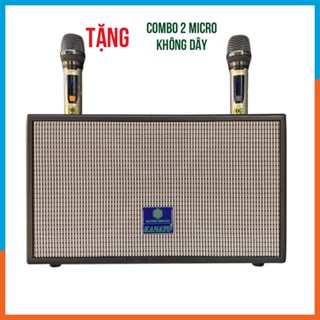 Loa Cầm Tay KANAYO K6 Công Suất Lớn 360w  Bass 16cm x 2  Tặng Kèm Cặp Micro Hát Karaoke Cao Cấp