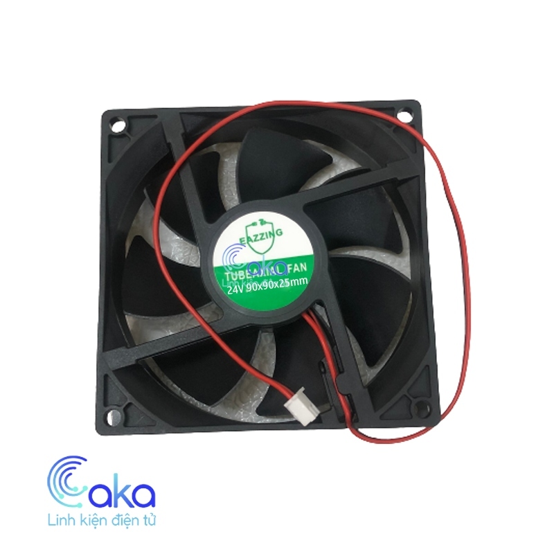 Quạt tản nhiệt 24V 9cm 90x90x25mm, Quạt làm mát 24V dc