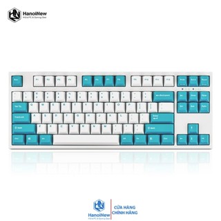 Bàn Phím Cơ Leopold FC750R PD BT White Mint Bluetooth - Hàng chính hãng