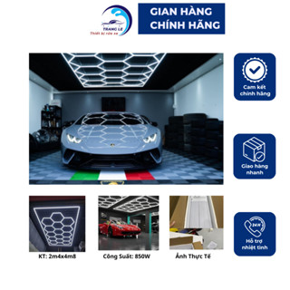 ĐÈN LED TỔ ONG CHO GARAGE trang trí decor không gian - Công suất 850W
