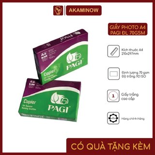 Giấy Photo A4 Pagi Định lượng 70