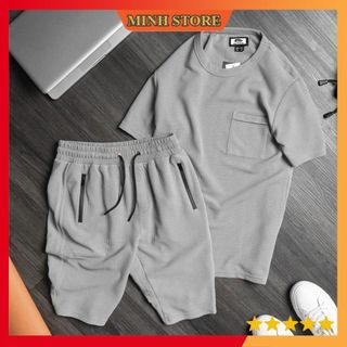 Đồ Bộ Nam Bộ cộc tay Xốp Thái chất liệu vải xốp mềm mịn mặc thoáng mát BX01 - Minhstore66