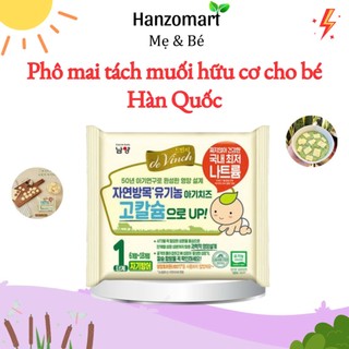 Phô mai tách muối hữu cơ Hàn Quốc vị bí đỏ - chuối - nguyên vị