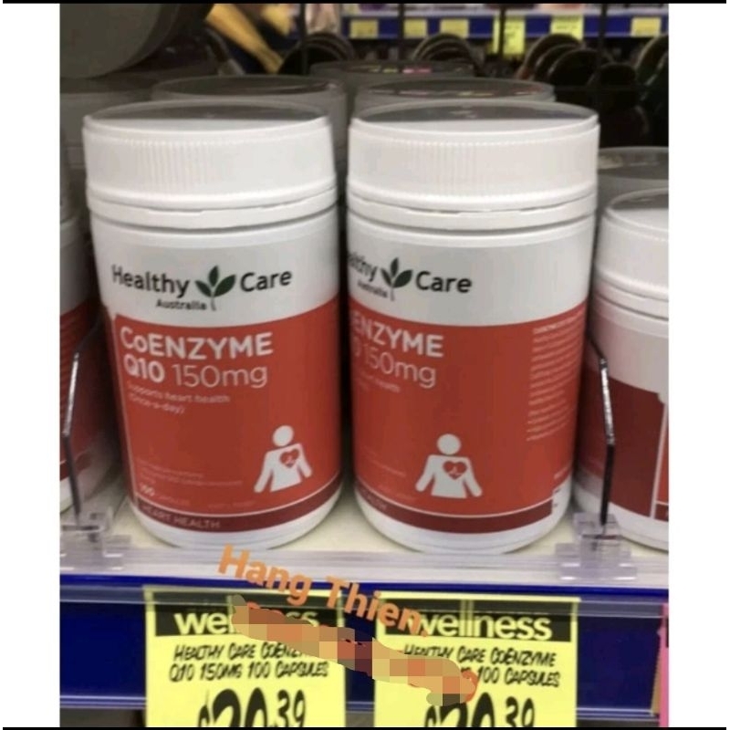 (Đủ bill) Bổ tim Healthy Care Coenzyme Q10 150mg 100 viên