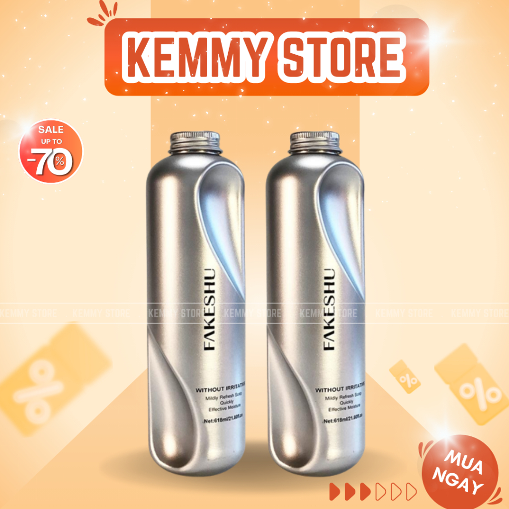 Hấp phủ lụa Fakeshu Keratin Chính Hãng 618ml