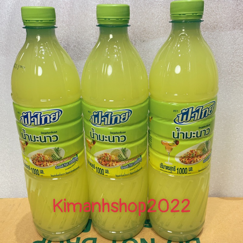 Nước cốt chanh Thái lan chai 1lít
