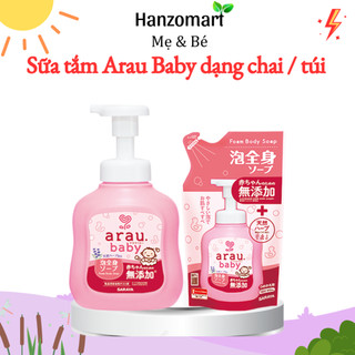 Sữa tắm cho bé baby arau Nhật Bản 400/ 450ml