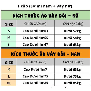 Đồ Đôi - ÁO ĐÔI - Áo váy đôi caro đỏ E106 - LoviCouple - Có FeedBack