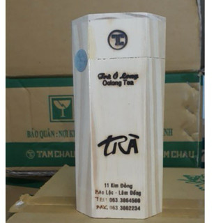 Trà Oolong (Ô long) Tâm Châu hộp gỗ 200g