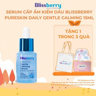 Serum cấp ẩm kiềm dầu Blissberry Pureskin Daily Gentle Calming 15ml