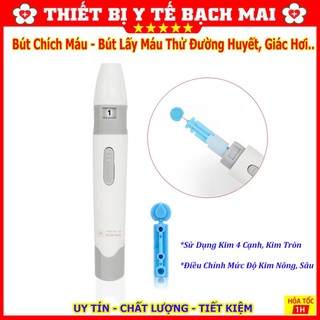 Bút lấy máu dùng kim tròn dành cho máy đo đường huyết