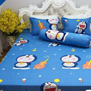 (mẫu ga gối hot)set ga gối 4 món không chăn
