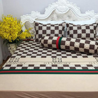 (mẫu ga gối hot)set ga gối 4 món không chăn
