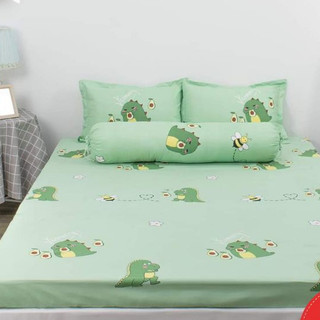 (mẫu ga gối hot)set ga gối 4 món không chăn