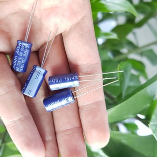 [ComBo 20 Chiếc ] Tụ hóa 470uF 16V 8x16MM Aishi  - Tụ phân cực 470uF ShopLinhKienHN