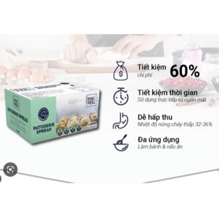  Bơ lạt Úc Patisserie Spread hiệu PIN & PEEL 1Kg 