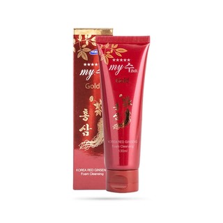 Sâm hoàng diệu - sữa rửa mặt hồng sâm đỏ hàn quốc my gold 130ml